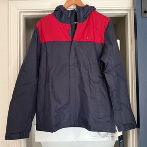 Tommy Hilfiger Red and Navy Lightweight Jacket